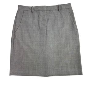 Theory women’s Size 6 light gray skirt Wool Blend
